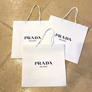 PRADA Shopping Bags - Group of 3